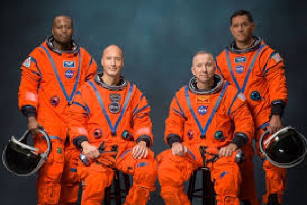 NASA announced the four-person prime crew for Artemis III at Johnson Space Center